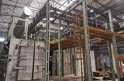 Suspended Continuous Heat Treatment Production Line