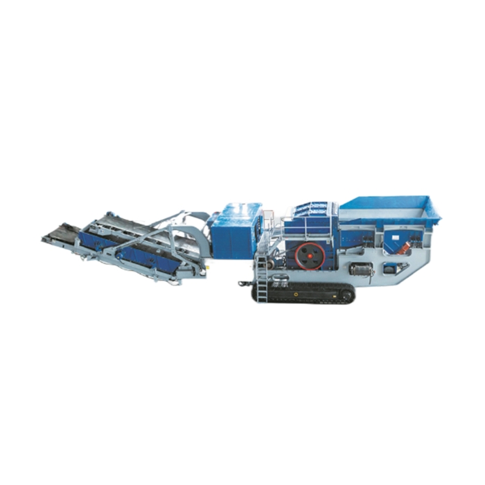 Crawler type mobile hammer crusher