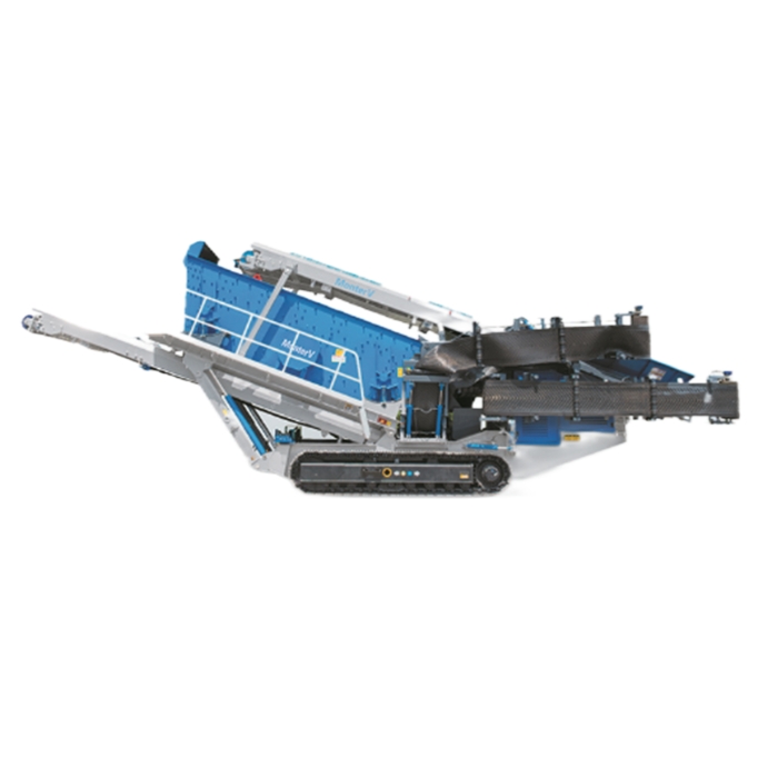 Crawler type mobile inclined screening machine